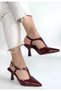 Tula Burgundy Patent Leather Heeled Shoes - 2