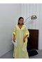 Women's Long Shirt Dress with Stone Detail on the Front - 4