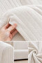 Premium Striped Off-White Sofa Cover – Non-Slip, Stylish and Modern Design - 4