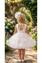 Girl's Floral Ballerina Tutu Dress Birthday Party Feast Wedding Dress - 3