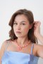 Melora Coral & Natural Stone Necklace