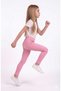Girls' High Waist 100% Cotton Flexible Comfortable 4-Season Full Leggings - 2