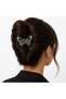 Metal Butterfly Hairpin – Silver Color Stylish Hair Accessory - 2