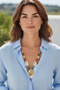 Steel Sea-Themed Necklace 47+6 cm - 2