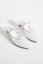 Pearl Embroidered Lace Detailed Women's Heeled Shoes 00267 - 3
