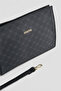 Women's Shoulder & Hand Bag 418 Black Dotted - 3