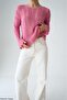 Women's Openwork Mercerized Premium Sweater - 3