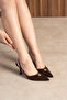 Pointed Toe Women's Slingback Heeled Shoes 7 cm - 6