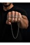 With Different Size Options / 2.5 mm Non Tarnish Stainless Steel Box Men's Chain Necklace - 3