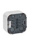 Schuko socket, IP20, white - 5