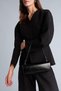 Women's Faux Leather Baguette Bag F1240Axns
