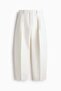 Linen-blend barrel trousers - 6