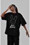 Bad Bunny Rapper Singer Front Printed Unisex Oversize T-Shirt