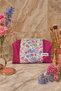 Purple and Floral Makeup and Travel Bag-Organizer&Organizer