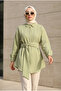 Women's Belted Tunic – Figure-Flattering Modern Fit with Tie - 3