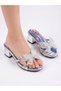 Girl's Sparkling Bowknot Stylish Design Evening Dress Shiny Slippers - 4
