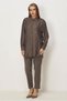 Shirt Collar Jacquard Tunic 46569 - 2