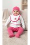 Strawberry Embroidered 5-Piece Baby Girl Newborn Set - 3