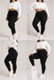 Women's Extra High Waist Plus Size Diving Fabric Stretchy Sports Casual Daily Oversized Leggings - 4