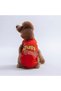 Red-Red Just Smile T-Shirt Cat Dog Tee-Cat Dog Outfit - 2