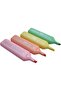 4Pcs Highlighter Marker Set 4mm Oblique Chisel Tip, Fluorescent Colors for Office, School, Writing - 2