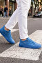 Citycomfort – Blue Quilted Textured Modern Unisex Sneaker