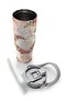 Special for Mother's Day, Mother-Daughter Patterned Steel Thermos with Straw and Direct Drinking Feature 900 ml 38761 - 8