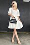 White Backless Basic Short Dress Sh376 - 4