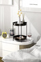 2-Tier White Organizer Bathroom Kitchen Serving Presentation Stand Makeup Jewelry Organizer - 5