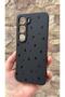 Vivo V40 Lite 5g Compatible Mini Black Star Patterned Silicone Shock Absorbing Classic Protected Rubber Case - 3