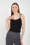 Women's Lace Tank Top - Black - 2