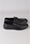 Kmc 3546 Genuine Leather Casual Men's Shoes Black - 4