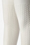 Ecru Gofre Pattern Girls' Pantyhose - 2