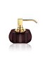 Kristall Liquid Soap Dispenser, Countertop - Gold/Burgundy