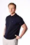 New Season Basic Mini Logo Knitwear Polo Neck T-Shirt - 4