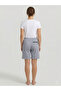 Women's Striped Checked Baggy Lycra Shorts - 5