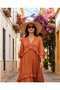 Women's Flounced Cotton Dress