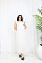 Crew Neck Zero Sleeve Undergarment Dress - 5