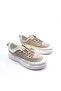 Leather and Textile Men's Casual Beige Color Sneaker Shoes - 2
