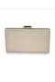 Varol Sade Metal Case Satin Evening Dress Bag