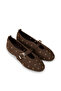 Women's Brown Strappy Ballerinas - 5