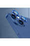 iPhone 13 Mini Camera Lens Protector Made of Anti-Break Tempered Glass - Navy Blue