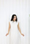 Crew Neck Zero Sleeve Undergarment Dress - 4