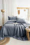 Julia Jacquard Bedspread Set, Floral Embossed 100% Cotton Jacquard Fabric, 3 Piece Bedspread Set