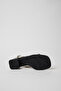 Twins Women's White and Black Leather Sandals - 5