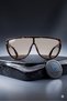 Damla Model Framed t Detail Style Sunglasses Unisex Model New Season Glasses - 3