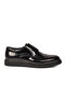Black Patent Leather Genuine Leather Men's Casual Shoes 917 m