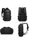 9587 Water-Resistant Sports Travel Backpack for Men, Oxford Material, 49x29x13 cm, 15.6-inch Laptop Compatible, Skateboard Helmet Carry System, 18L Capacity (Black) - 7