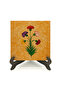 5 قطع من طاولة MDF مطبوعة بنقشة زهور القرنفل 10x10 1G-5CarnationEbru - 2