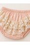 Lace Detail Bow-Detail Baby Girl 3-Piece Summer Cotton Dress Shorts & Bandana Set - 6